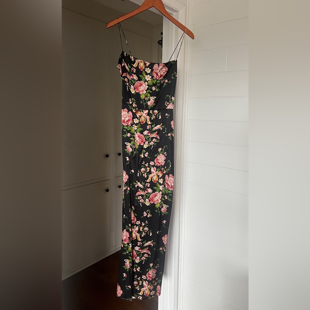 Reformation Silk Frankie Dress